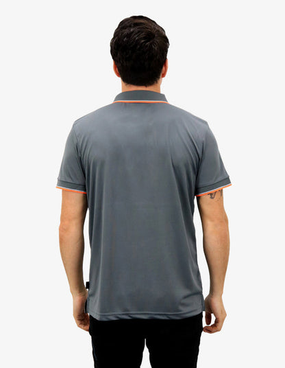 Be Seen Contrasting Stripe Collar and Cuff Polo