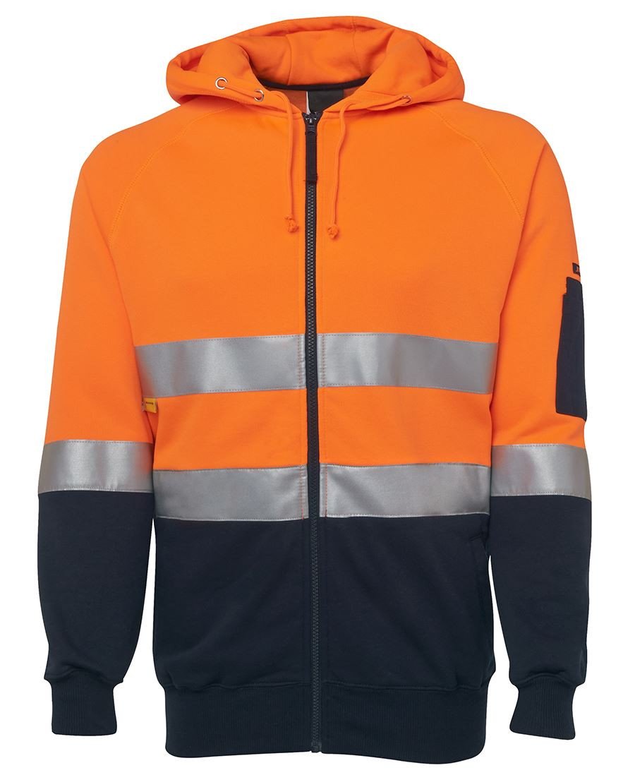 JB's Hi Vis (D+N) Full Zip Fleecy Hoodie - hi vis clothing - Best Buy Trade Supplies Direct to Trade